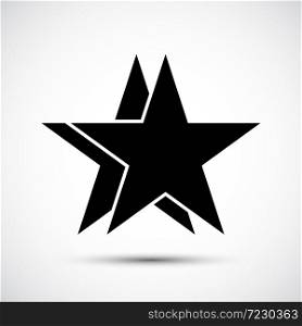 Star icon Symbol on White Background