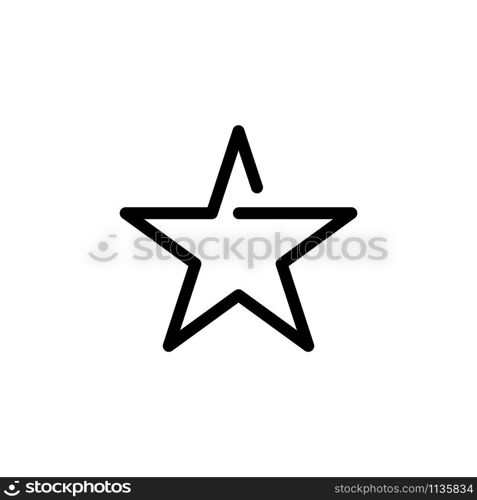 Star icon template. Vector illustration