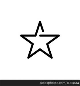 Star icon template. Vector illustration