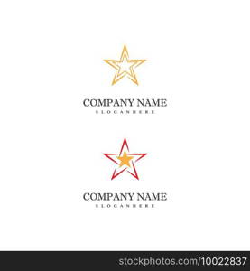 Star icon Template vector illustration design