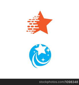 Star icon Template vector illustration design