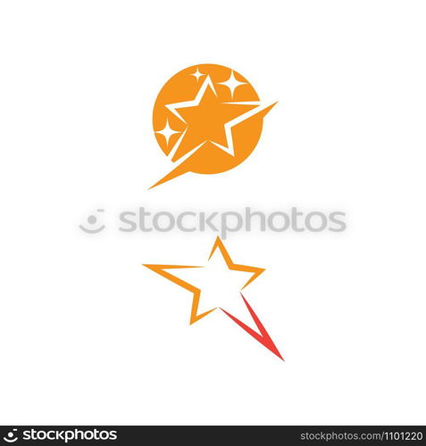 Star icon Template vector illustration design