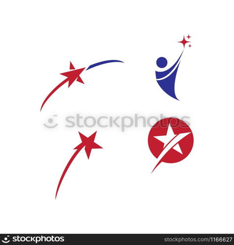 Star icon Template vector illustration design