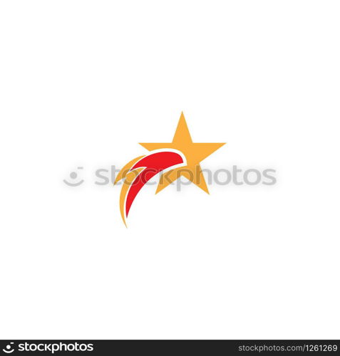 Star icon Template vector illustration design