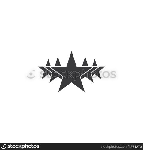 Star icon Template vector illustration design