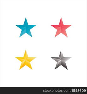 Star icon Template vector illustration design