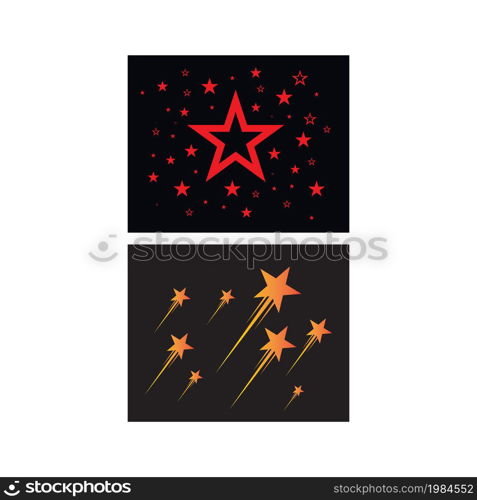 Star icon Template vector illustration design