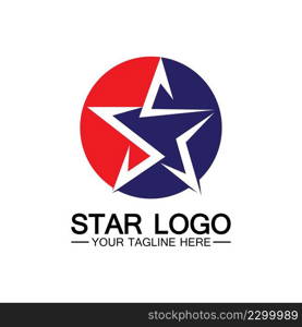 Star icon Template vector illustration design