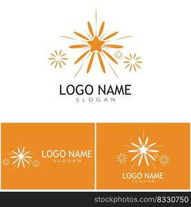 Star icon Template vector illustration design