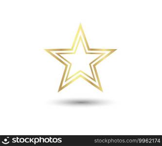 Star Icon vector eps10. Simple flat symbol. Star flat design  web site, mobile app, logo on white background.  illustration - Vector 