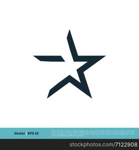 Star Icon Vector Logo Template Illustration Design. Vector EPS 10.