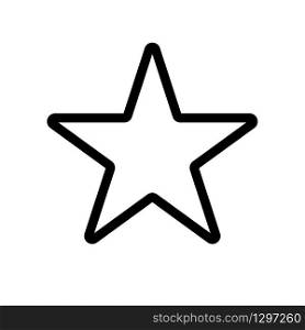 Star Icon vector. Star vector icon. Rating symbol