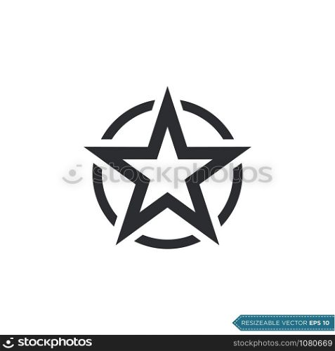 Star Icon Vector Template Illustration Design