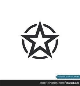 Star Icon Vector Template Illustration Design