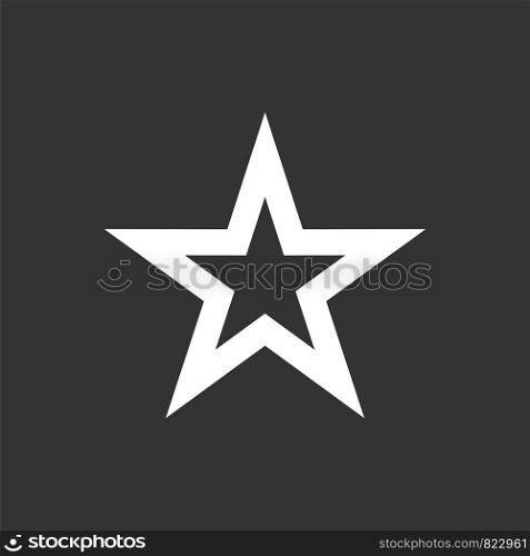 Star Line Logo Template Illustration Design. Vector EPS 10.