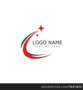 Star logo design template Fast logo Vector