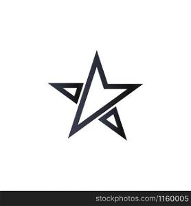 Star logo graphic design template vector