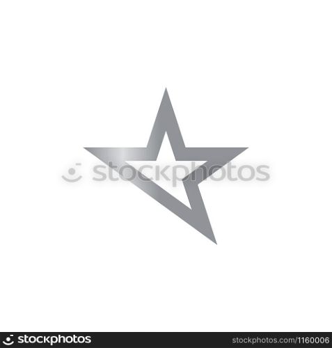 Star logo graphic design template vector