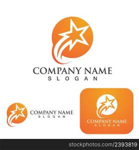 Star logo  icon Template vector