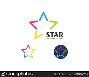 star logo icon vector illustration design