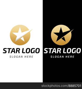 Star logo.Star logo for business and company.With modern illustration concept.