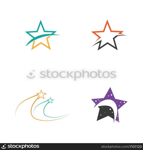 Star Logo Template vector icon illustration design