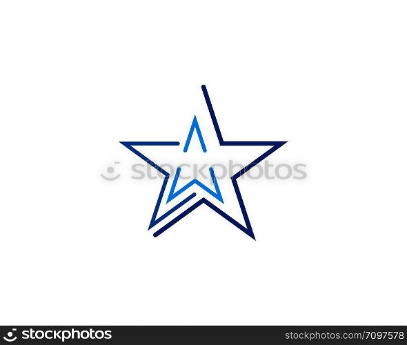 Star Logo Template vector icon illustration design