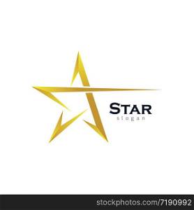 Star logo template vector icon illustration design
