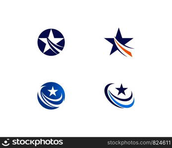 Star Logo Template vector icon illustration design