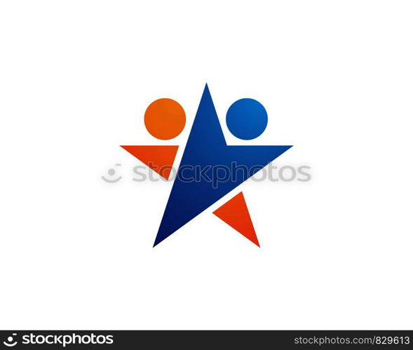 Star Logo Template vector icon illustration design