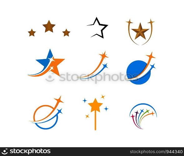 Star Logo Template vector icon illustration design