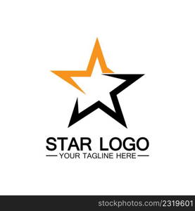 star logo template vector icon illustration design-vector