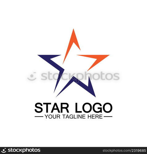 star logo template vector icon illustration design-vector