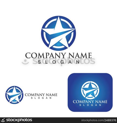 Star Logo Template vector illustration design