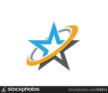 Star Logo Template vector. Star Logo Template vector icon illustration design