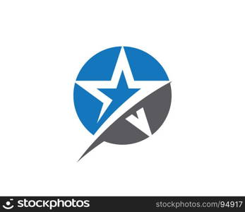 Star Logo Template vector. Star Logo Template vector icon illustration design