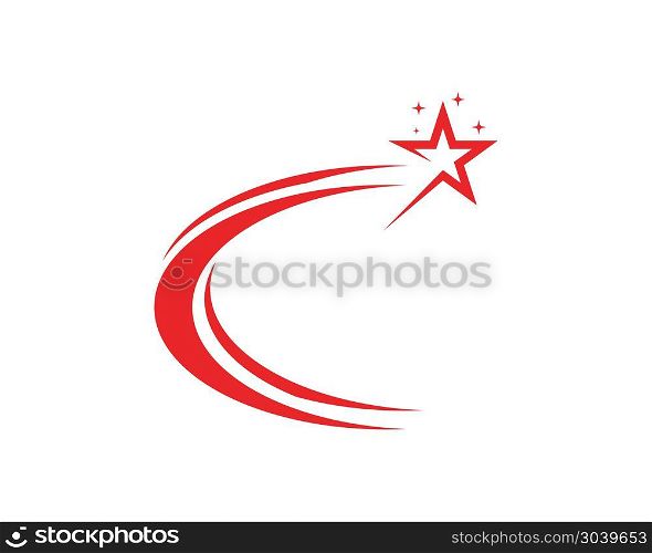 Star logo vector and template icon. Star logo template icons