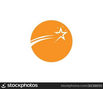 Star logo vector and template icon. Star logo template icons