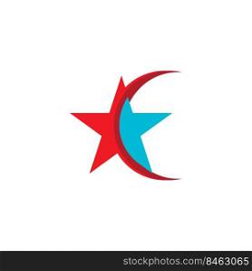 Star logo vector, illustration abstract template design