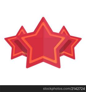 Star loyalty program icon cartoon vector. Customer card. Gift client. Star loyalty program icon cartoon vector. Customer card