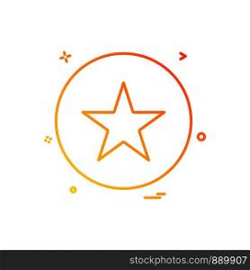 star medal icon vector design