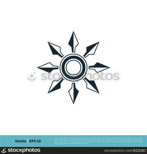 Star Ornamental Mandala Icon Vector Logo Template Illustration Design. Vector EPS 10.