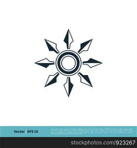 Star Ornamental Mandala Icon Vector Logo Template Illustration Design. Vector EPS 10.