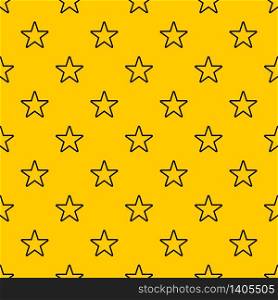 Star pattern seamless vector repeat geometric yellow for any design. Star pattern vector