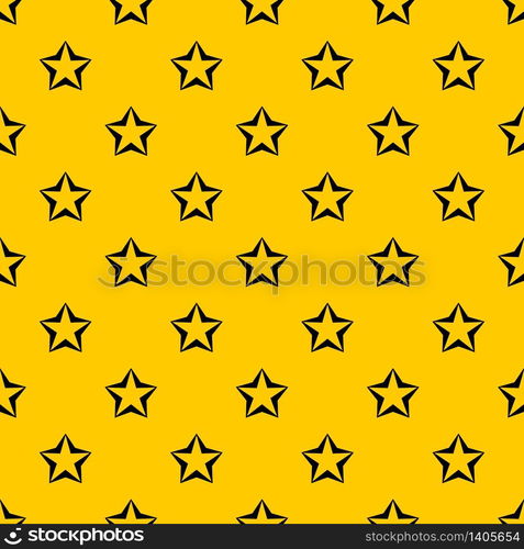 Star pattern seamless vector repeat geometric yellow for any design. Star pattern vector