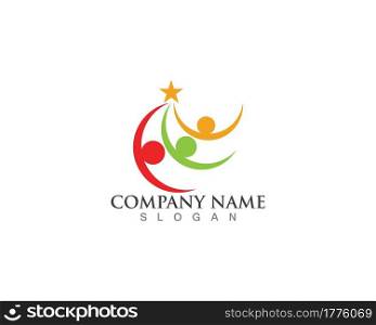 Star people community logo design