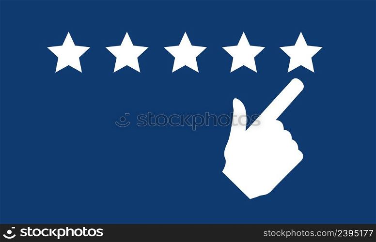 Star rating icon vector illustration eps10. Isolated badge for website or app, stock infographics. Star rating icon vector illustration eps10. Isolated badge for website or app, stock