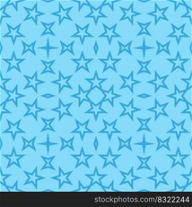 Star Seamless Pattern Vector Illustration
