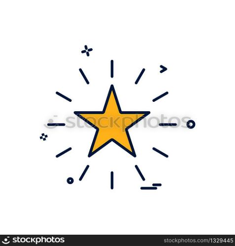 star shine vector design icon
