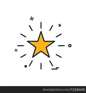 star shine vector design icon